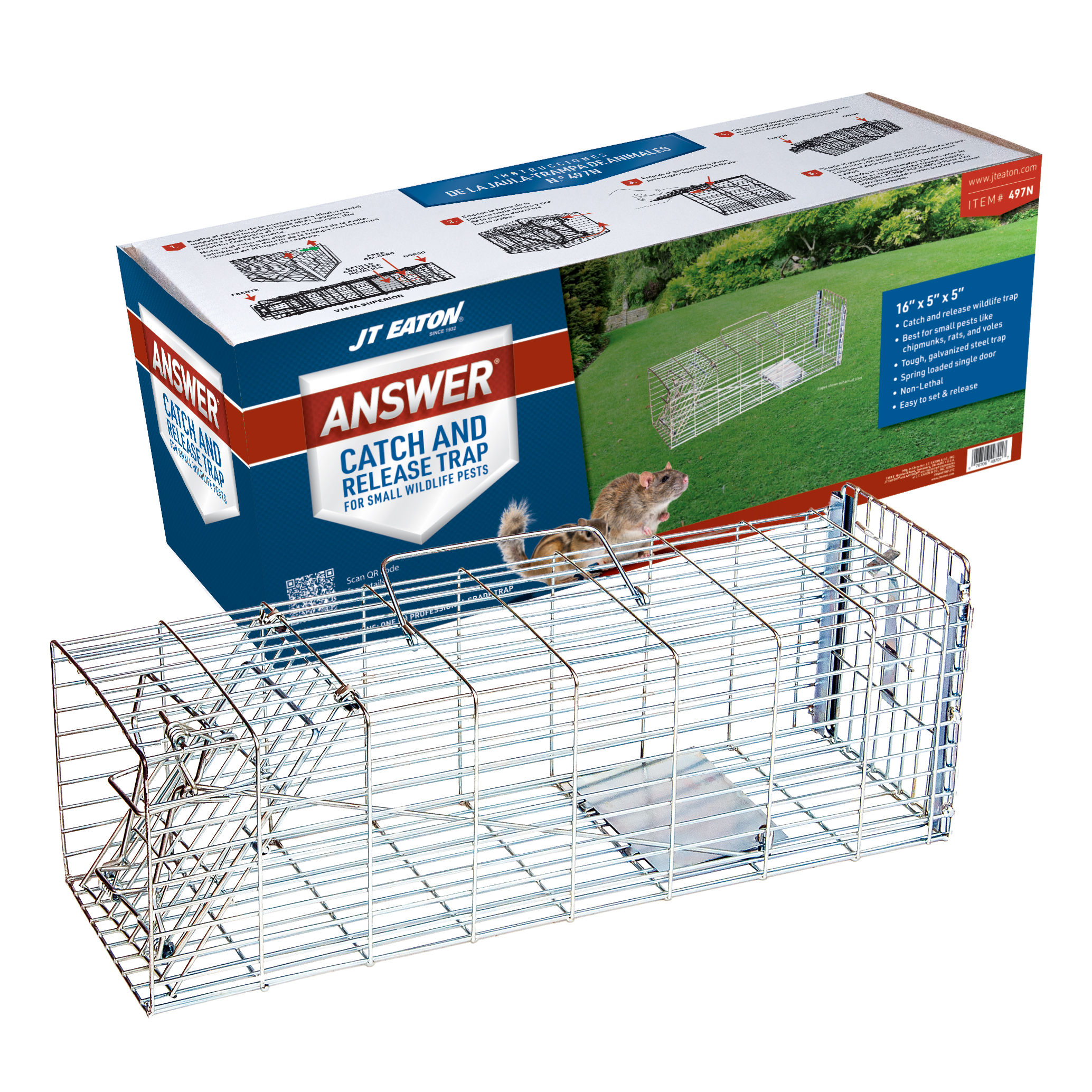 Answer® Trap for Chipmunks, Rats, Voles & Other Small Pests