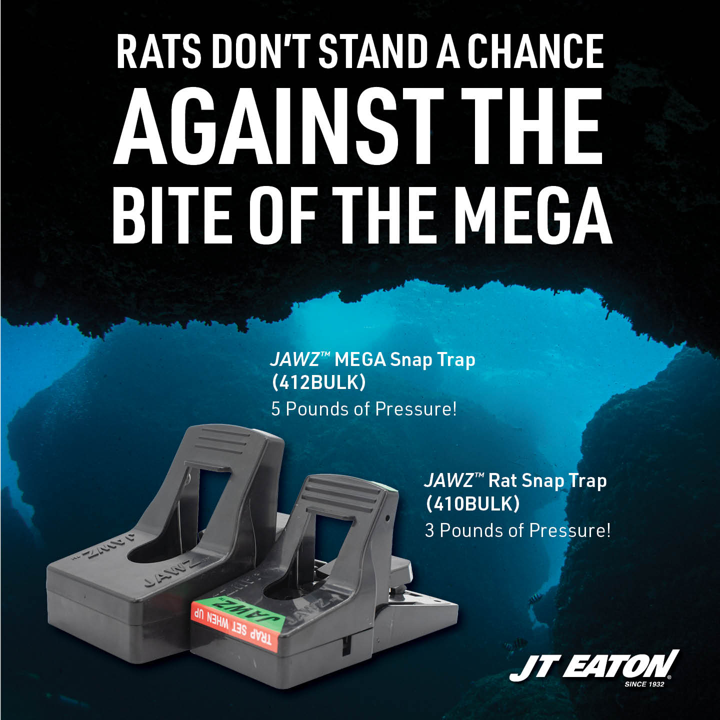 JAWZ™ MEGA Rat and Chipmunk Traps, Bulk - Image 3