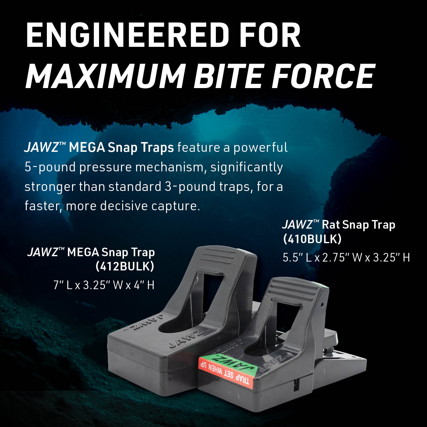 JAWZ™ MEGA Rat and Chipmunk Traps, Bulk - Image 4