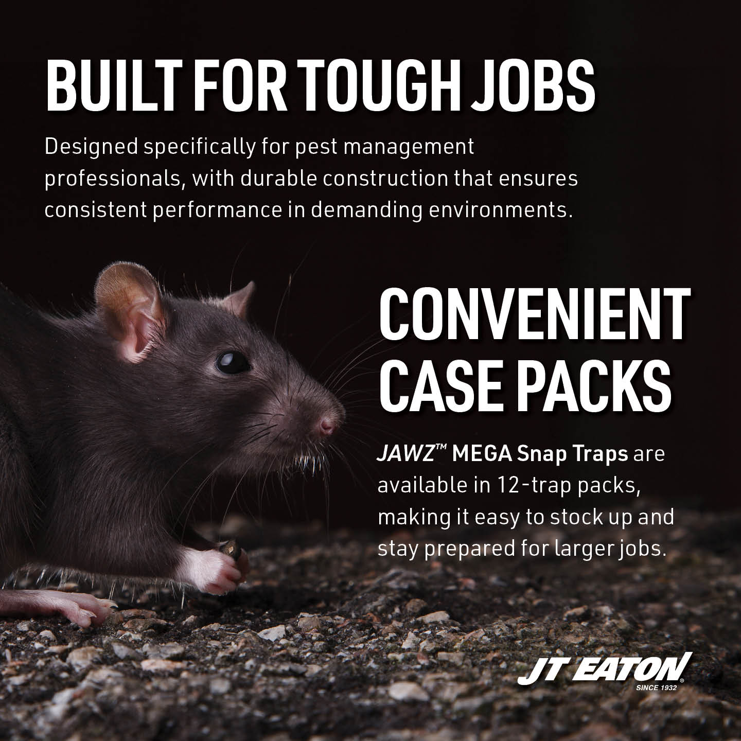 JAWZ™ MEGA Rat and Chipmunk Traps, Bulk - Image 6